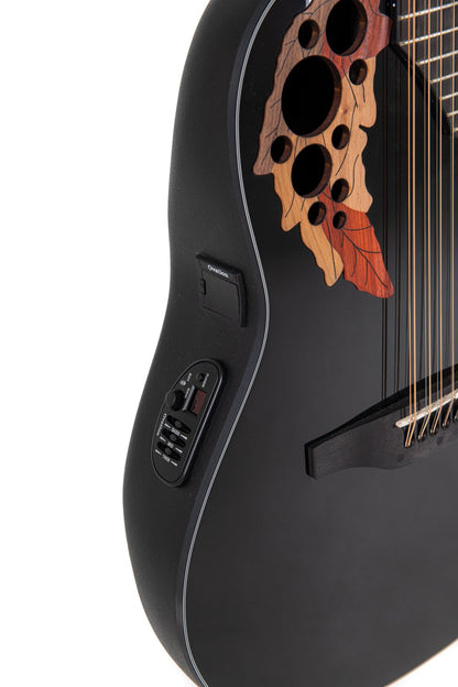 Ovation Celebrity Elite E-Acoustic Guitar CE4412-5, Black, 12-String - view 8