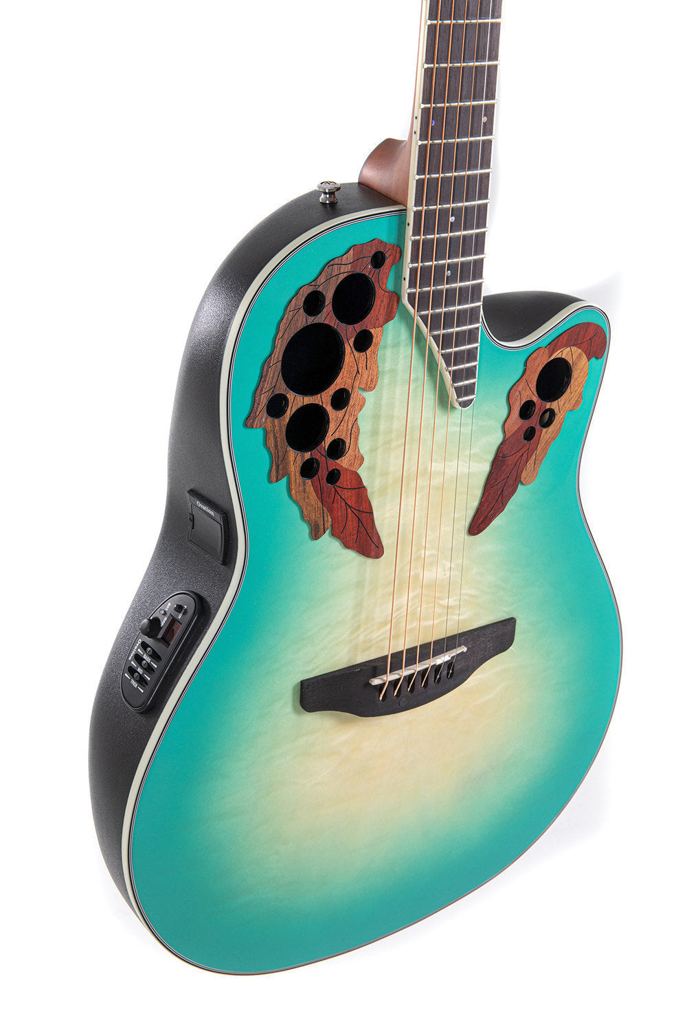 Ovation Celebrity Elite Plus E-Acoustic Guitar CE44X-9B, Mintburst - view 4