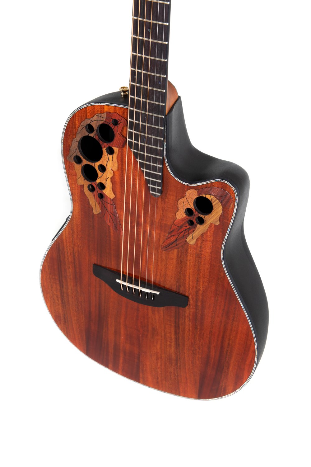 Ovation Celebrity Elite Plus E-Acoustic Guitar CE44P-FKOA, Figured Koa - view 5