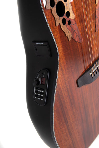 Ovation Celebrity Elite Plus E-Acoustic Guitar CE44P-FKOA, Figured Koa - view 8