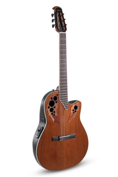Ovation Celebrity Elite E-Acoustic Classic Guitar CE44C-4A, Natural Gloss - view 1