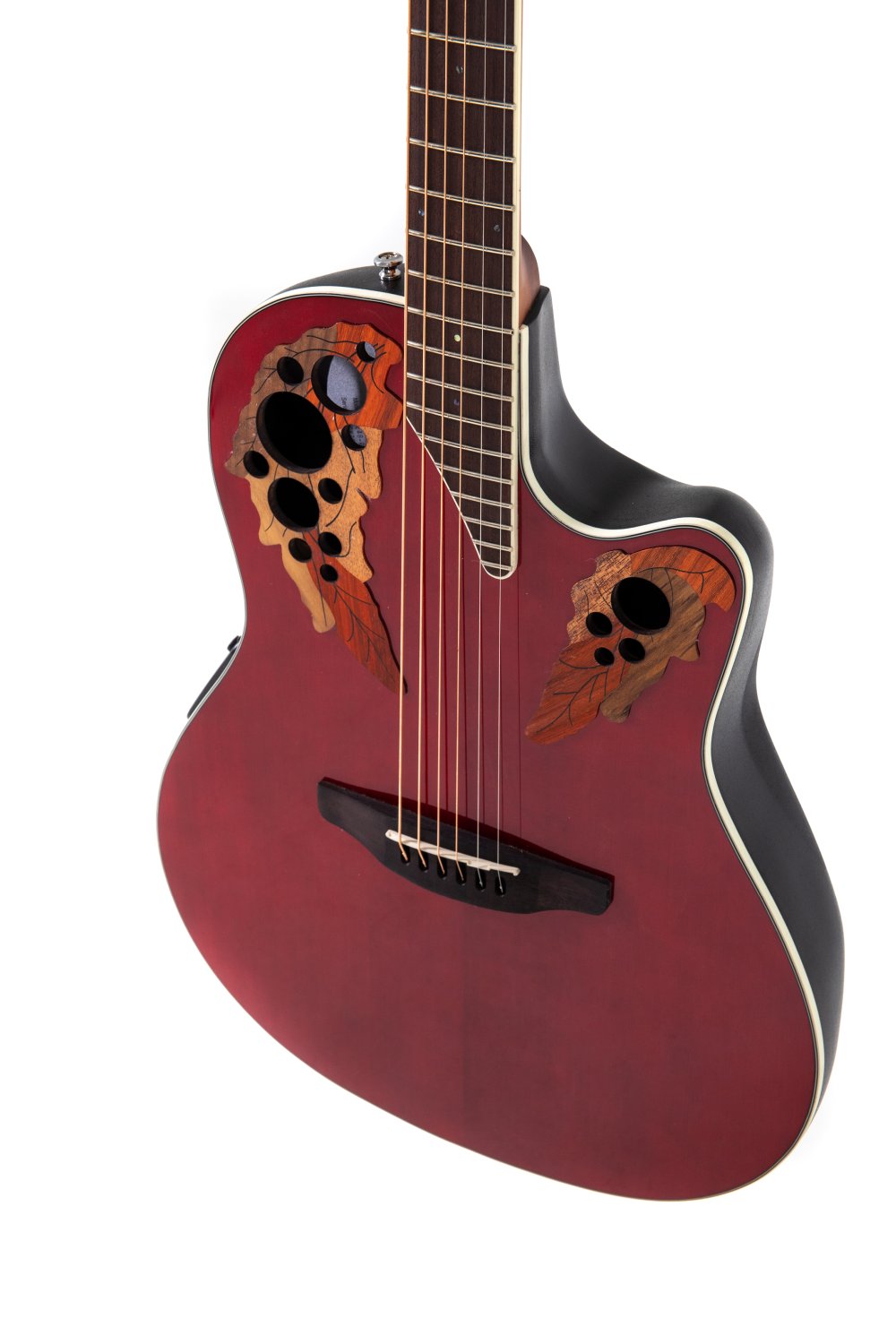 Ovation Celebrity Elite E-Acoustic Guitar CE48-RR, Ruby Red - view 5