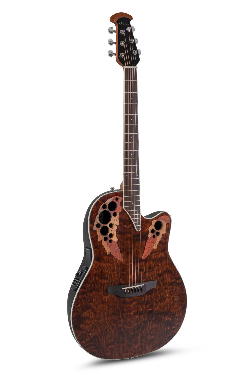 Ovation Celebrity Elite Plus E-Acoustic Guitar CE48P-TGE, Tiger Eye - view 1