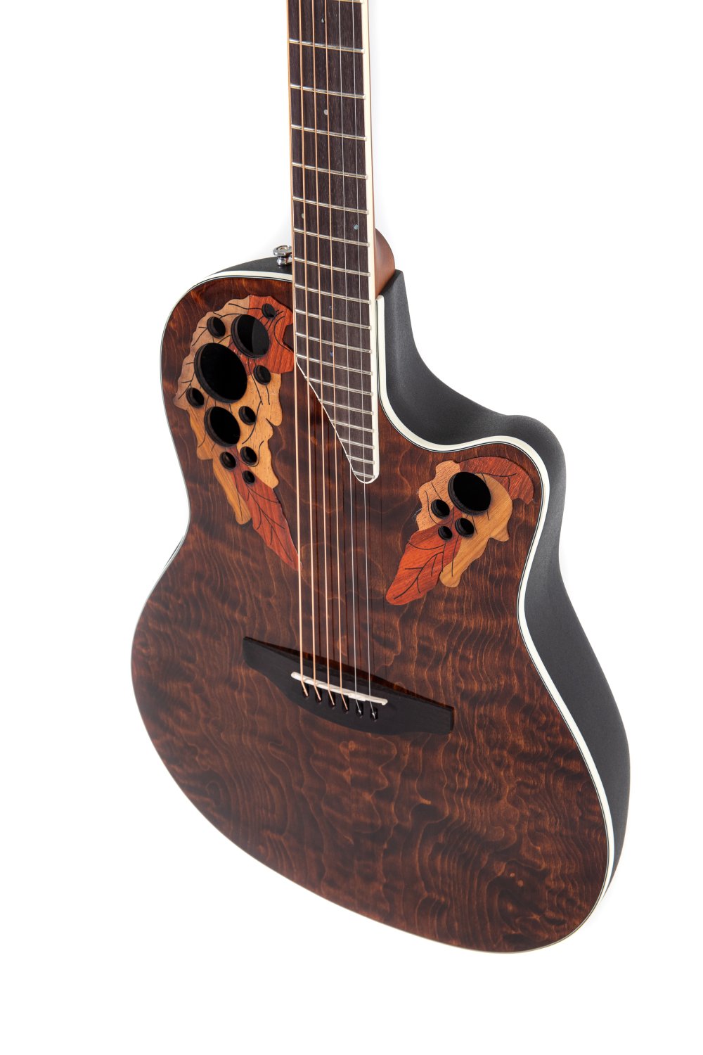 Ovation Celebrity Elite Plus E-Acoustic Guitar CE48P-TGE, Tiger Eye - view 5