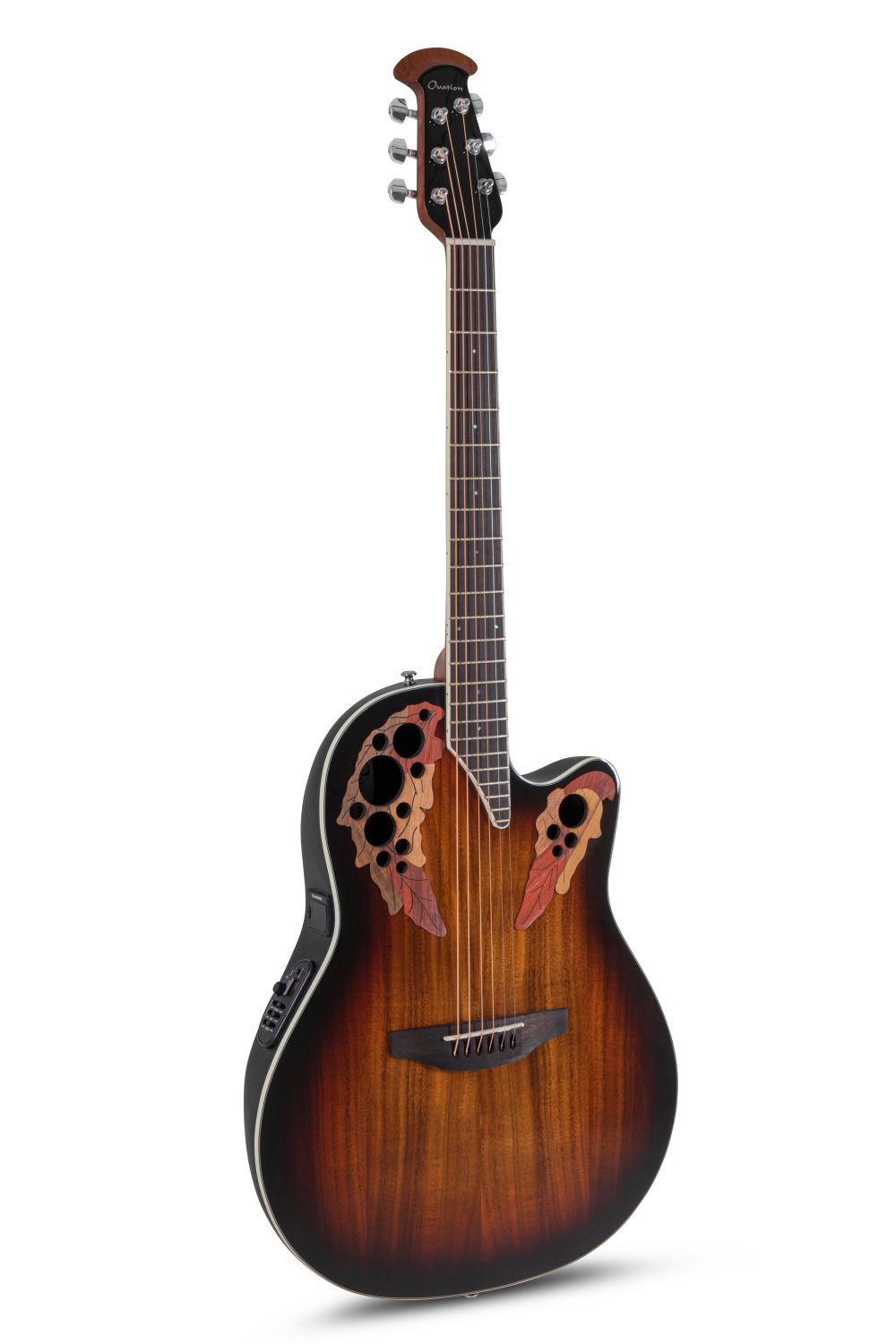 Ovation Celebrity Elite Plus E-Acoustic Guitar CE48P-KOAB, Koa Burst - view 1