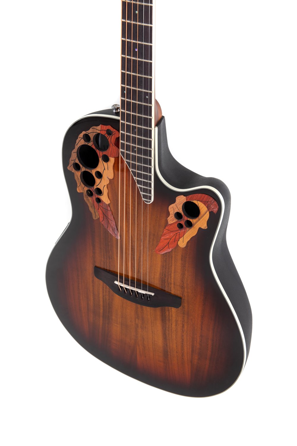 Ovation Celebrity Elite Plus E-Acoustic Guitar CE48P-KOAB, Koa Burst - view 5
