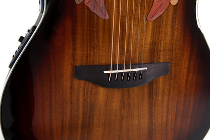 Ovation Celebrity Elite Plus E-Acoustic Guitar CE48P-KOAB, Koa Burst - view 7