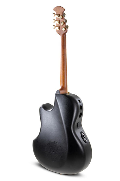 Ovation Celebrity Deluxe E-Acoustic Guitar CDX40-5-G, Black Satin - view 3