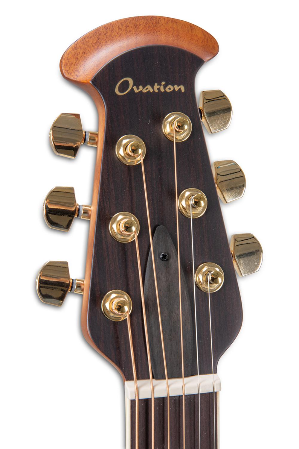 Ovation Celebrity Deluxe E-Acoustic Guitar CDX40-1-G, Vintage Suburst Satin - view 14