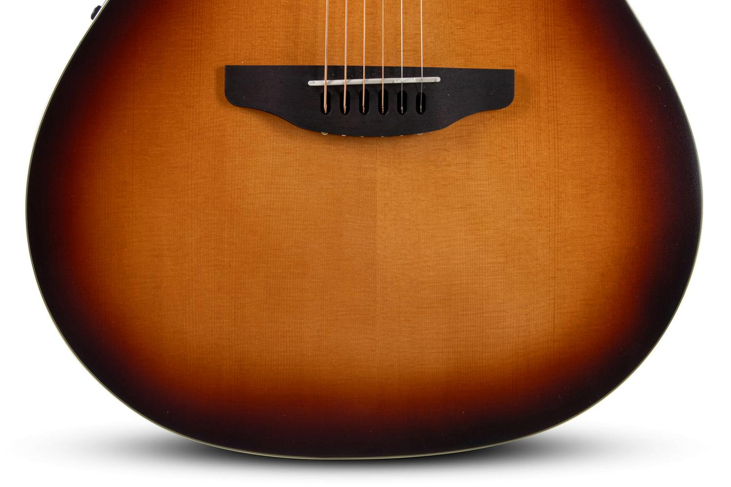 Ovation Celebrity Deluxe E-Acoustic Guitar CDX40-1-G, Vintage Suburst Satin - view 7