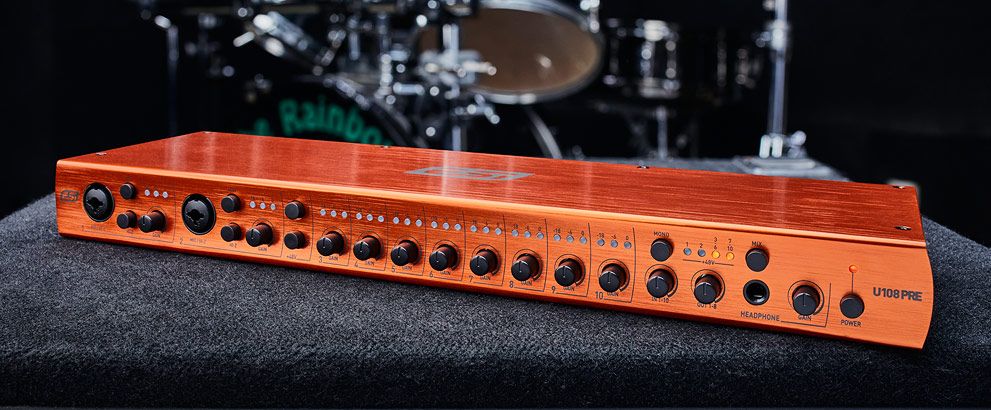 ESI U108 Pro 24-bit USB Audio Interface with 10 Microphone Preamps / 8 Outputs