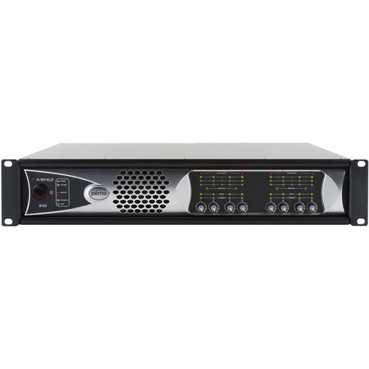 ASHLY pema Network Power Amp 8 x 125W @ 70V Constant Voltage w/ 8x8 Protea DSP