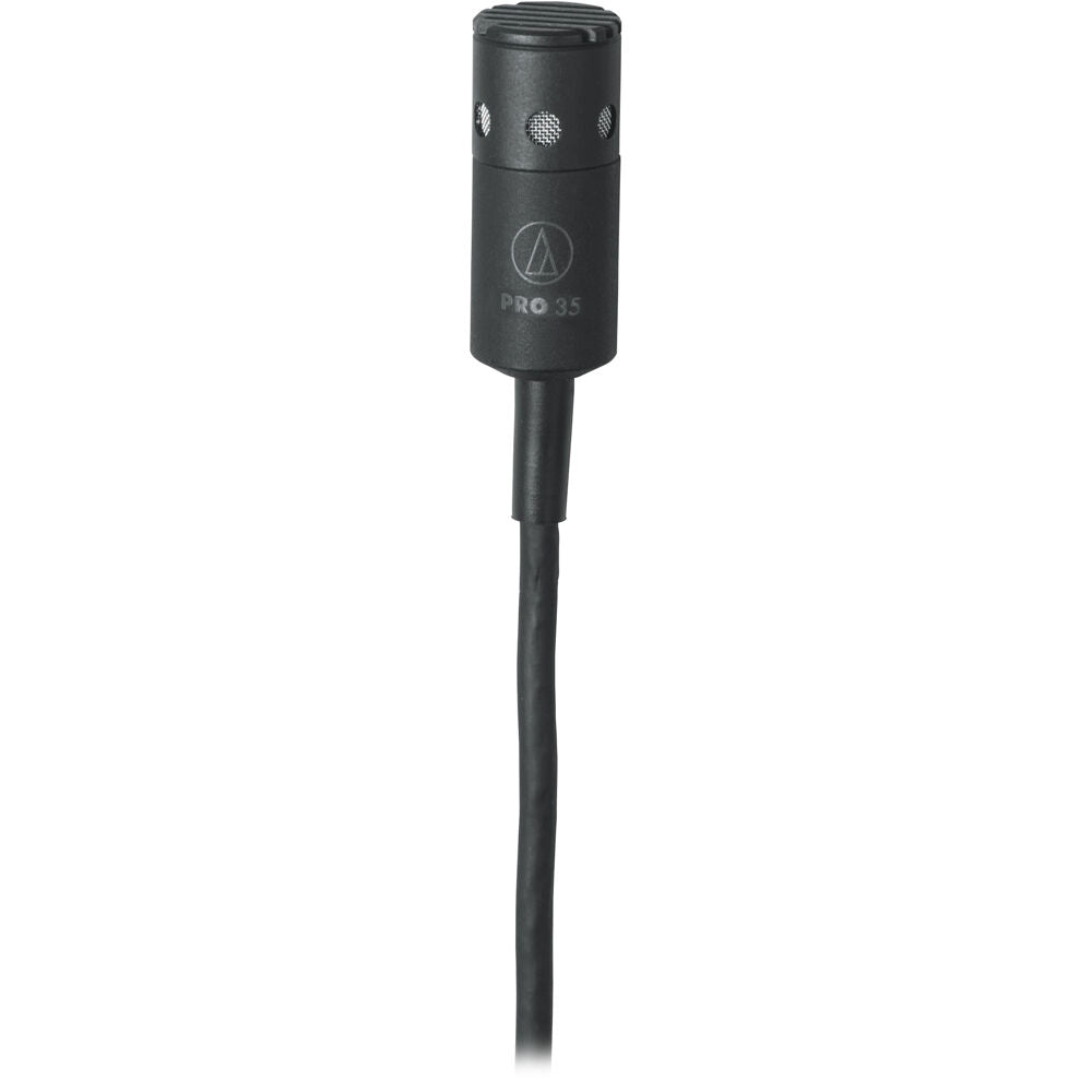 Audio Technica PRO 35 cardioid condenser clip-on instrument microphone only, with 55" cable term