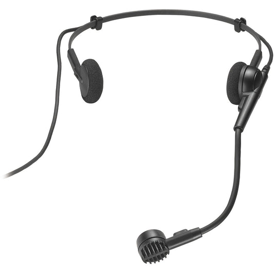 Audio Technica PRO 8HEx hypercardioid dynamic headworn microphone with 55" cable terminated with