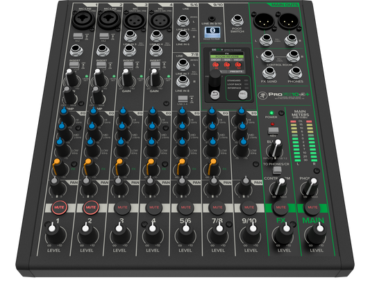 Mackie PROFX10-V3-PLUS Analog Mixer
