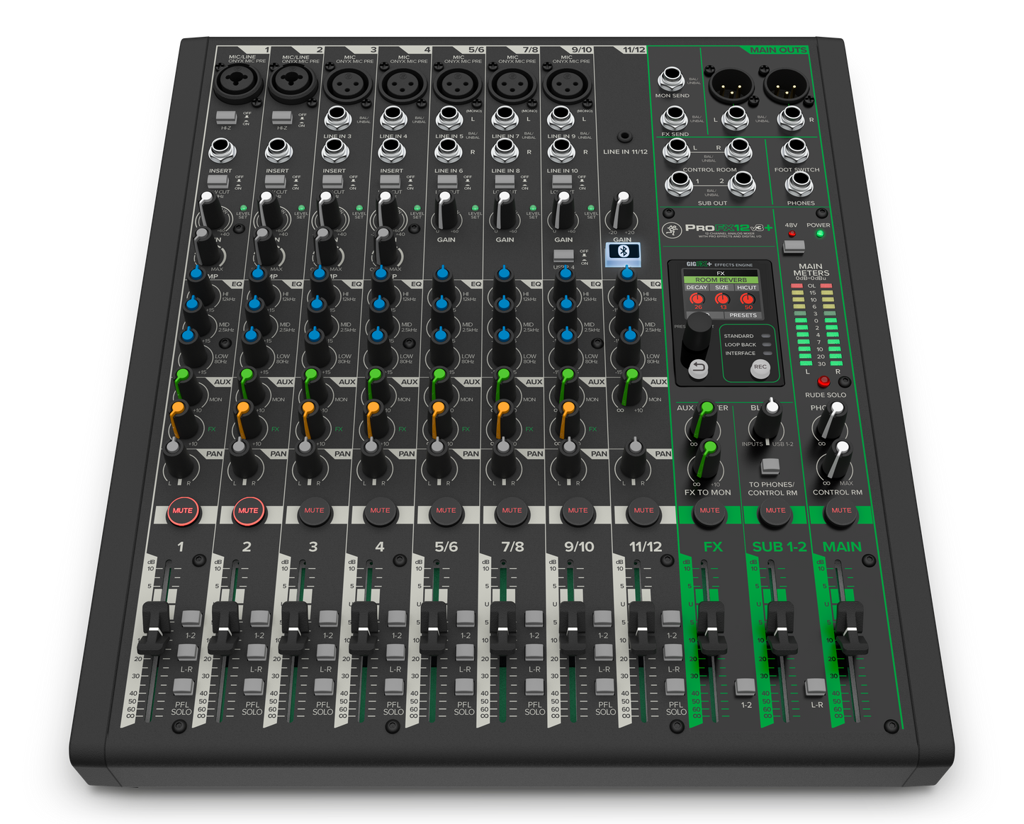 Mackie PROFX12-V3-PLUS 12 Channel Analog Mixer