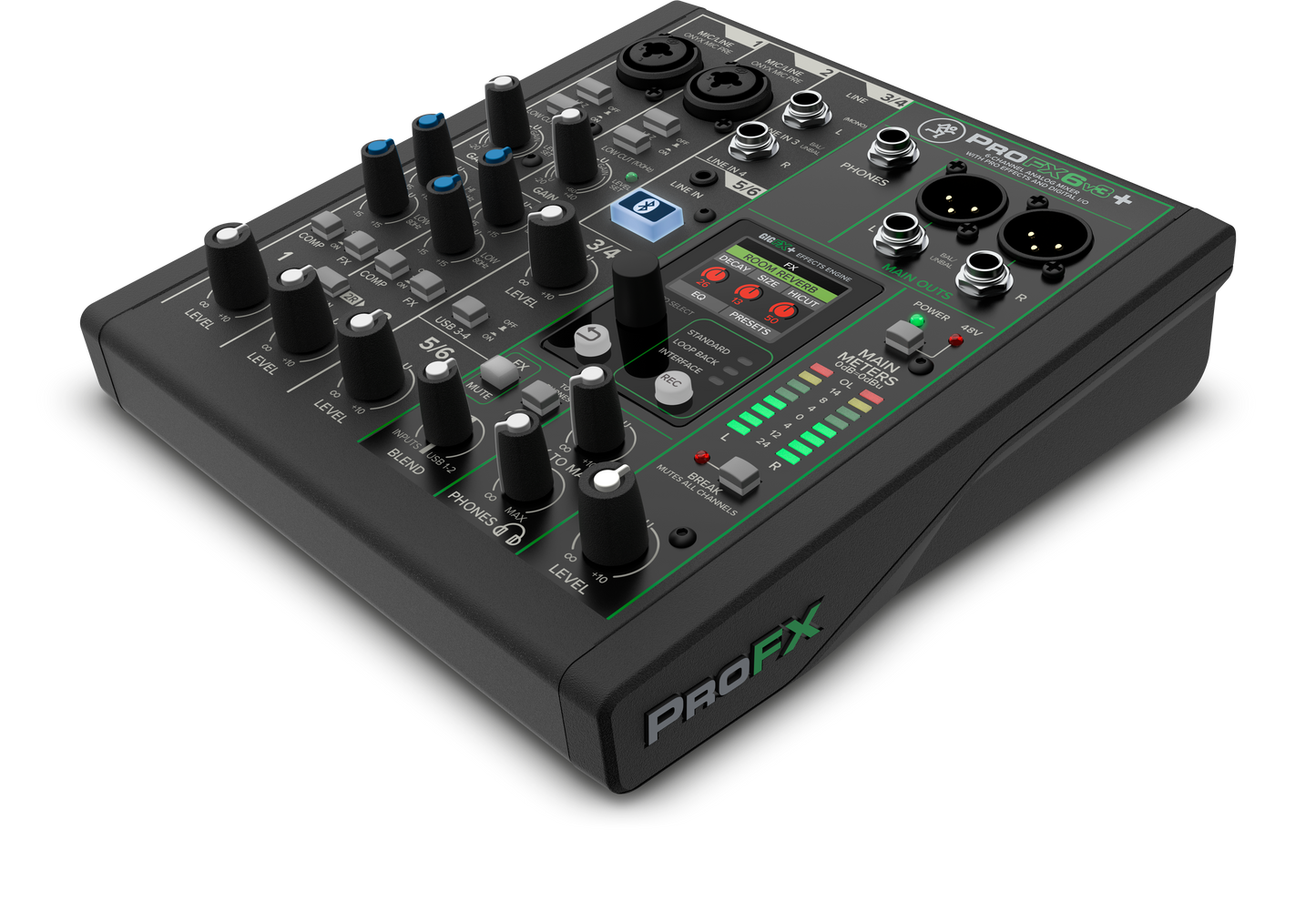 Mackie PROFX6-V3-PLUS 6 Channel Analog Mixer