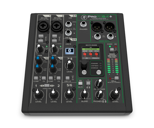 Mackie PROFX6-V3-PLUS 6 Channel Analog Mixer