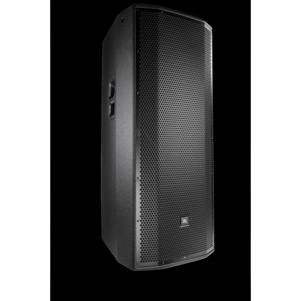 JBL Powered dual 15" two-way system, wood cabinet, M10 suspension points