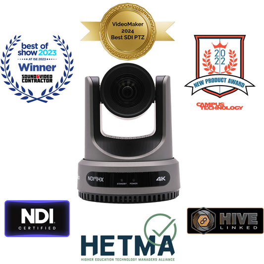 PTZOptics Studio 4K Fixed Camera with 20x Optical Zoom