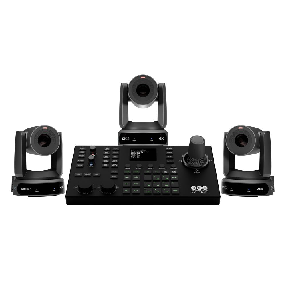 PTZOptics Producer Bundle - Three Move 4K 30X Cameras and SuperJoy Controller