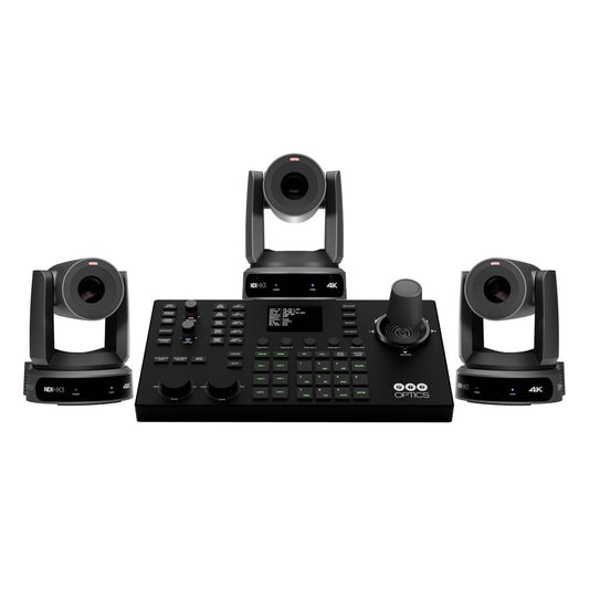 PTZOptics Producer Bundle - Three Move 4K 30X Cameras and SuperJoy Controller