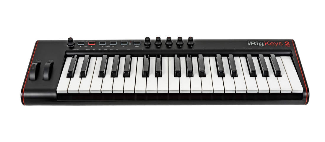 iRig Keys 2 Pro full-sized 37-key MIDI controller for iPhone/iPad and Mac/PC