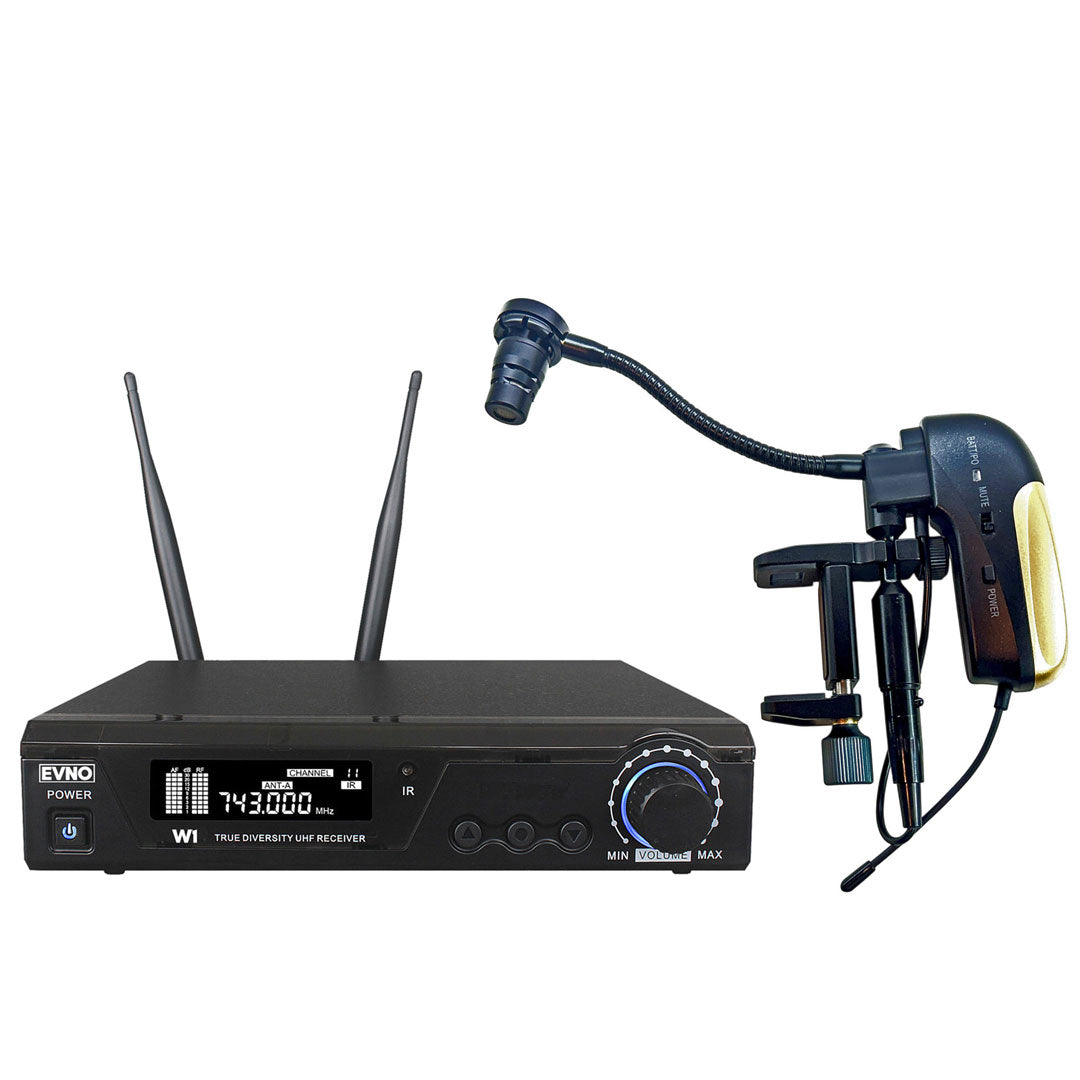Evno VLX-W1 Violin & Viola Wireless System (True Diversity)