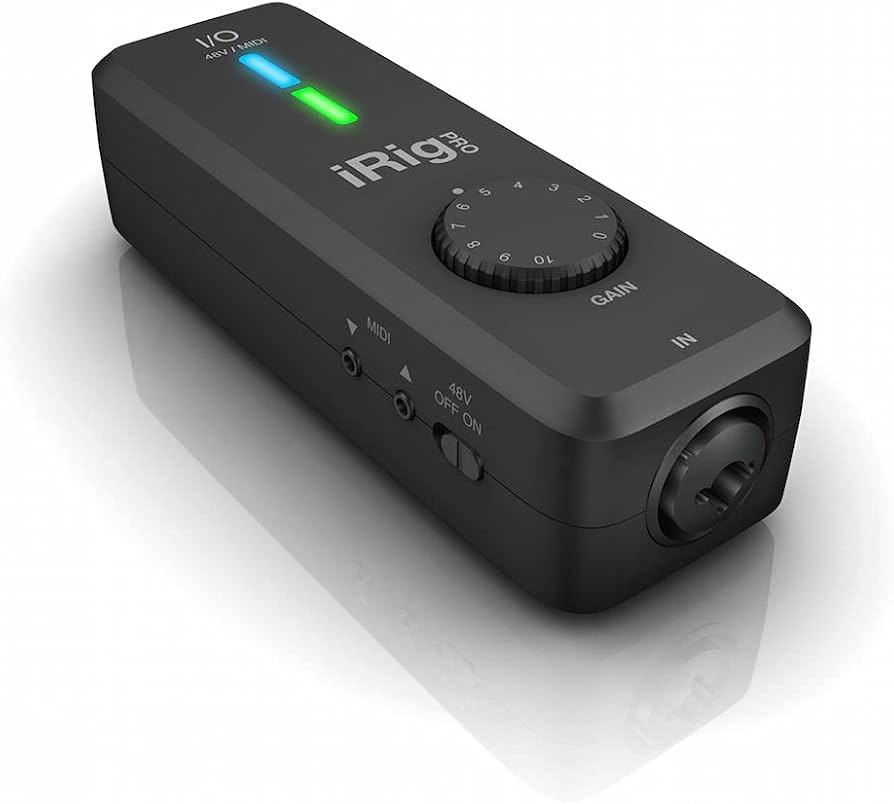 iRig Pro I/O instrument/Microphone interface with MIDI for iPhone/iPad and Mac/PC