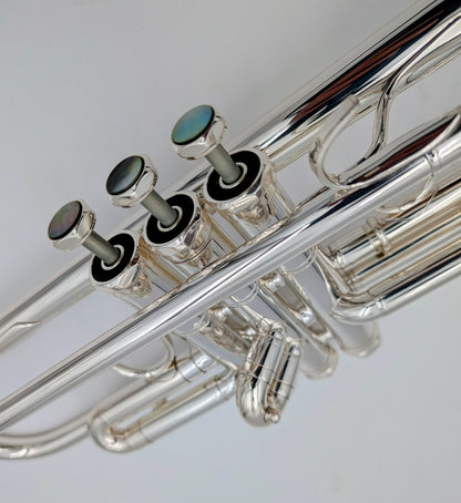 DEMO CLEARANCE! - Revelation R Professional Trumpet (Gen 2) - Silver Plated Reverse Leadpipe