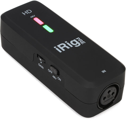 iRig Pre HD high-definition microphone preamp for iPhone/iPad and Mac/PC