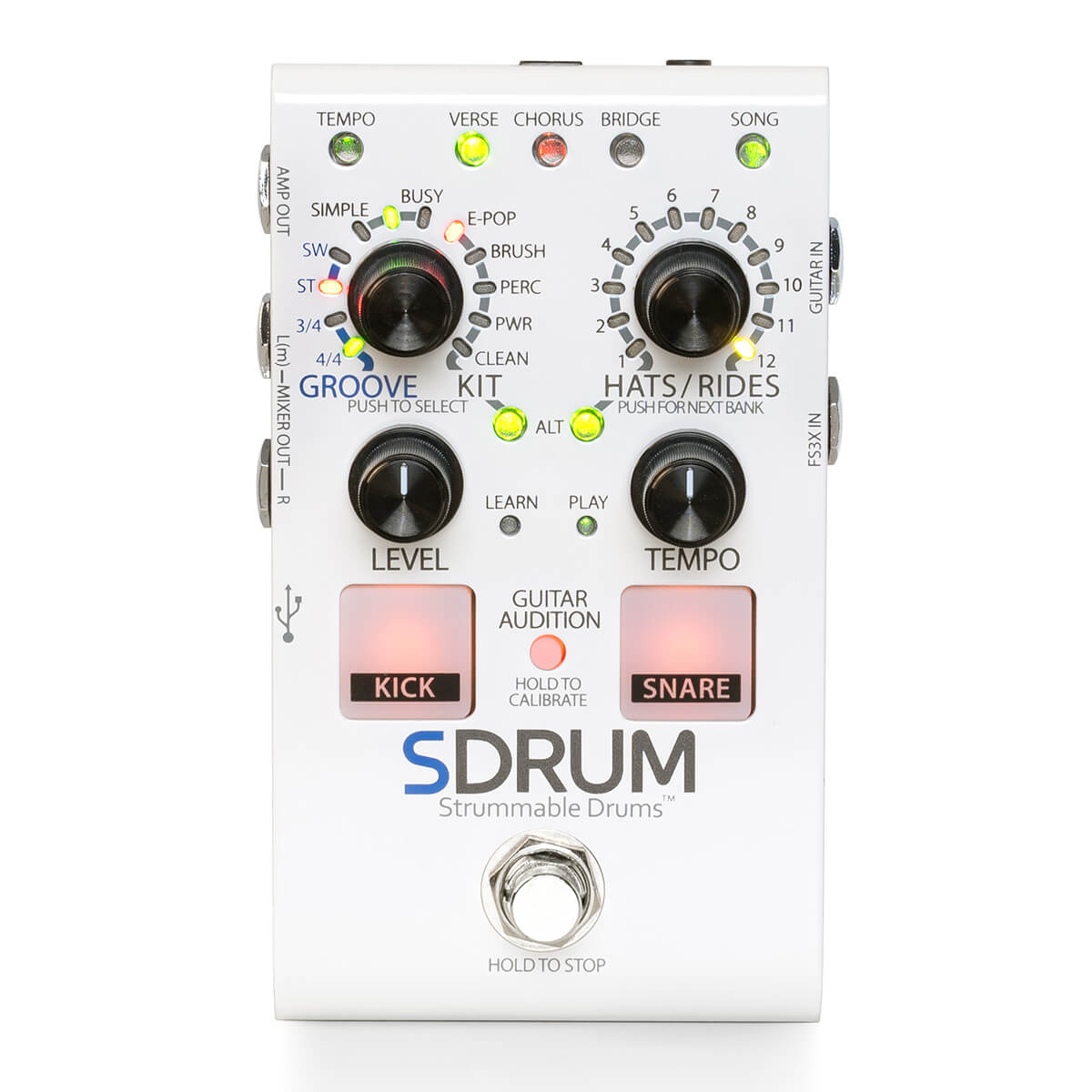 DigiTech SDRUM Strummable Drum Creation Pedal