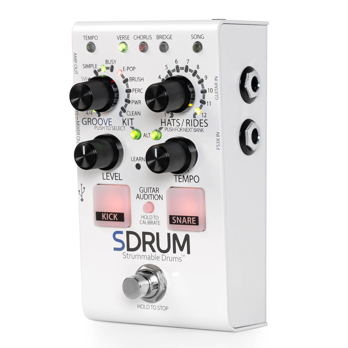 DigiTech SDRUM Strummable Drum Creation Pedal view 2