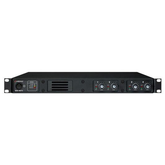ASHLY Convection-Cooled 1U Power Amplifier 4x5W 4 Ohms/40W 8 Ohms