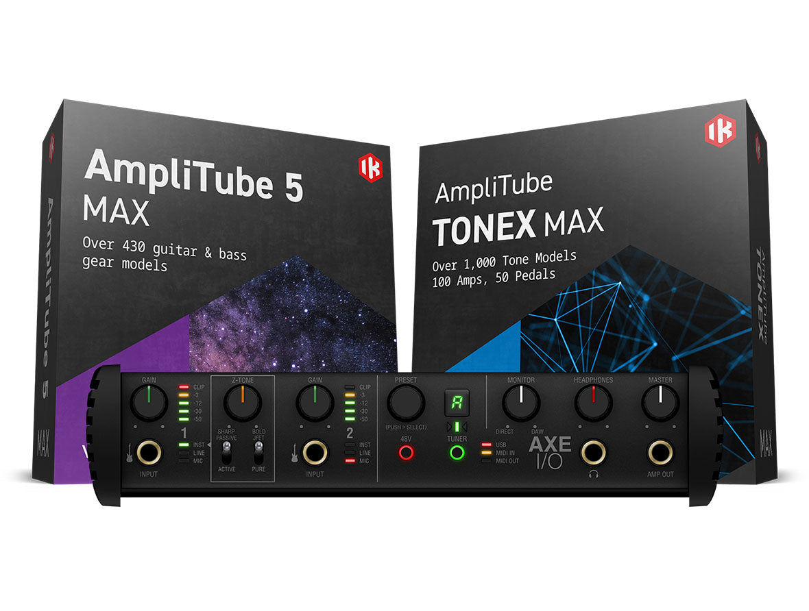 AXE I/O & AmpliTube 5 MAX / TONEX MAX Bundle
