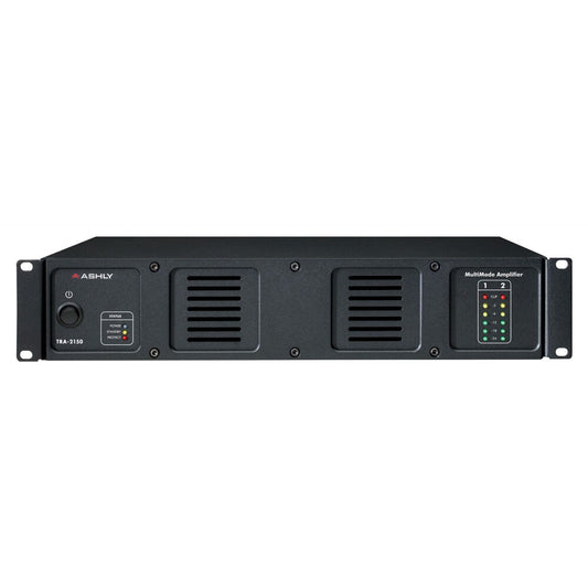 ASHLY Power Amplifier 2 x 150W @ 4 Ohms with Xfmr Isolated 25V, 70V, & 100V