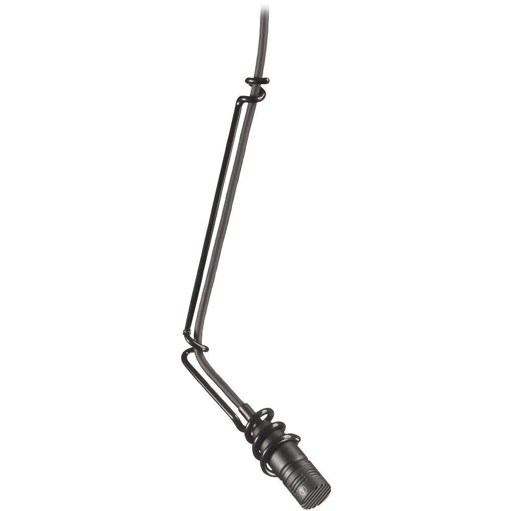 Audio Technica Miniature cardioid condenser hanging microphone, phantom power only, includes wal