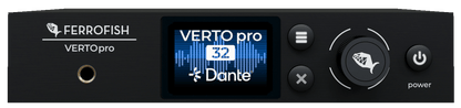 Ferrofish VERTOpro 32 front panel with color display