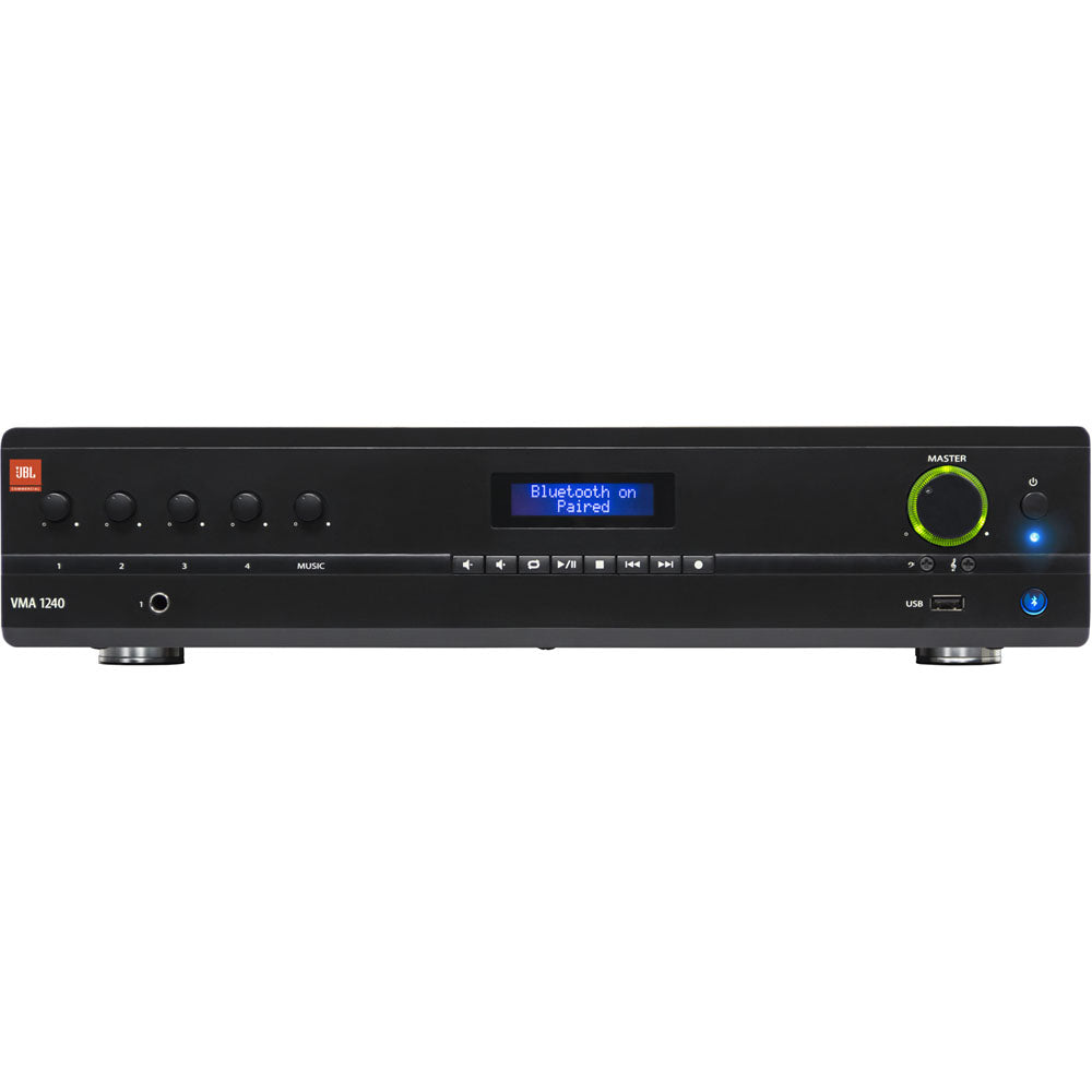 JBL 5 Inputs, 1x240 Watt, Bluetooth, USB, 2RU