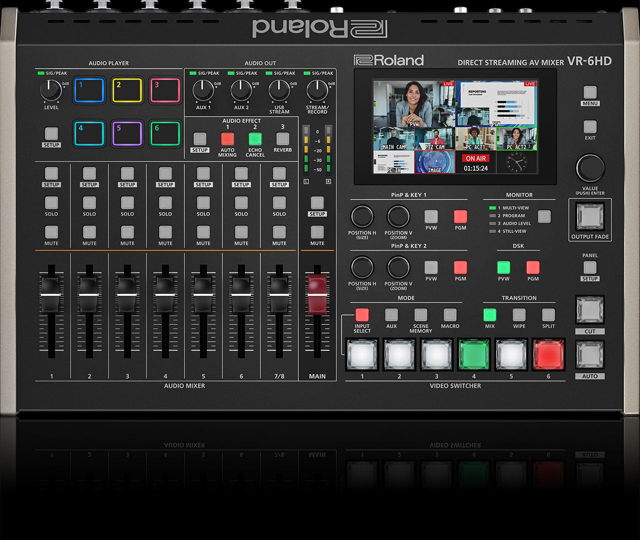 Roland VR-6HD Direct Streaming Av Mixer