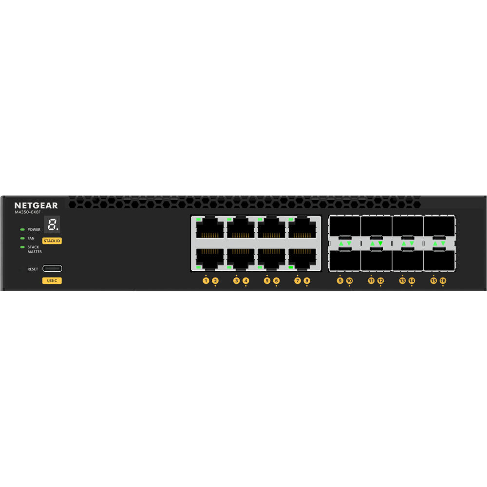 NETGEAR AV Line M4350-8X8F Managed Switch (XSM4316)